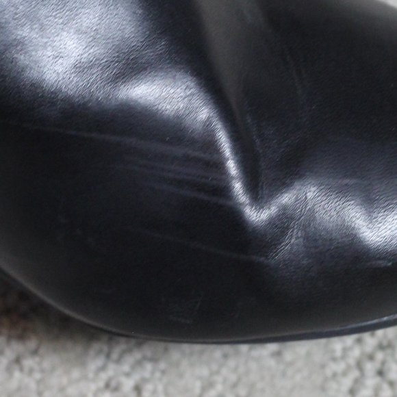 Nine West Size 8M Black and White Snakeskin Printed 2.5" Block Heels - Picture 7 of 7